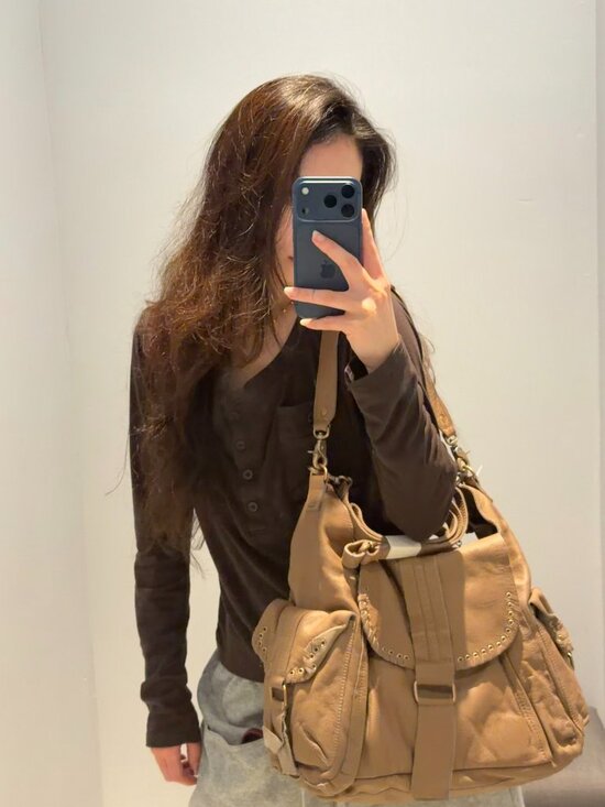 We The Free Handbags - We The Free Saddle Leigh Distressed Leather Tote Bag